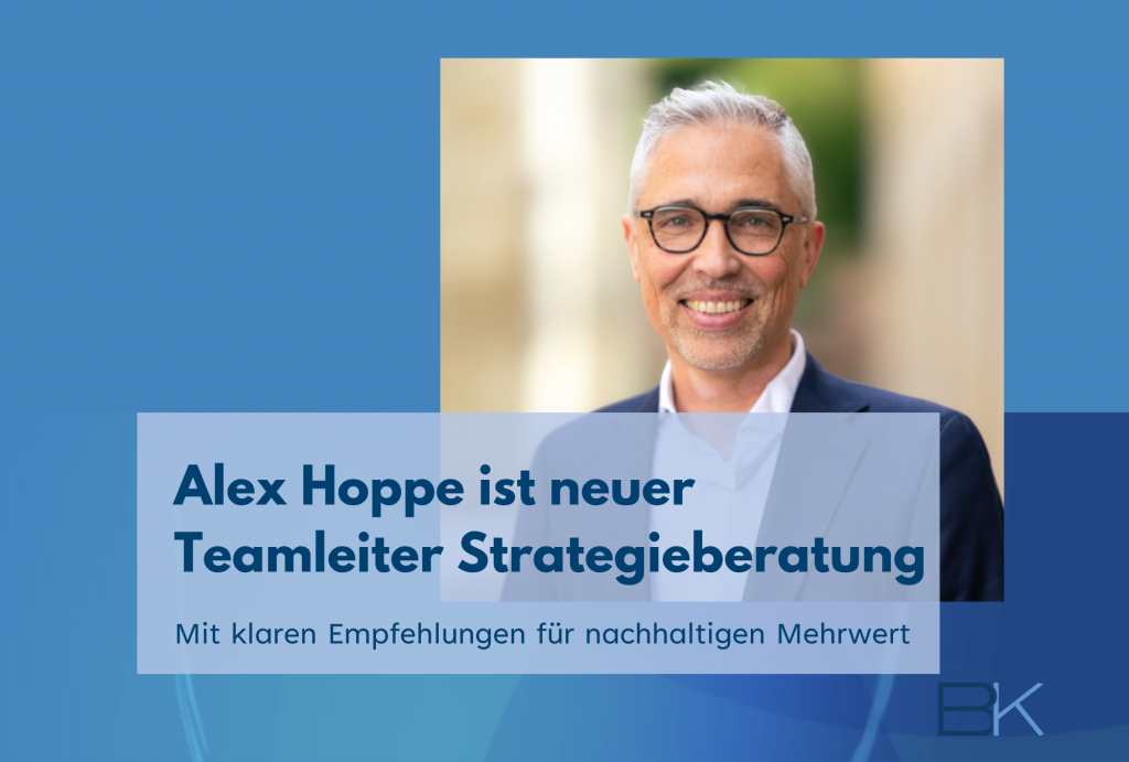 Alex Hoppe neuer Teamleiter Strategieberatung